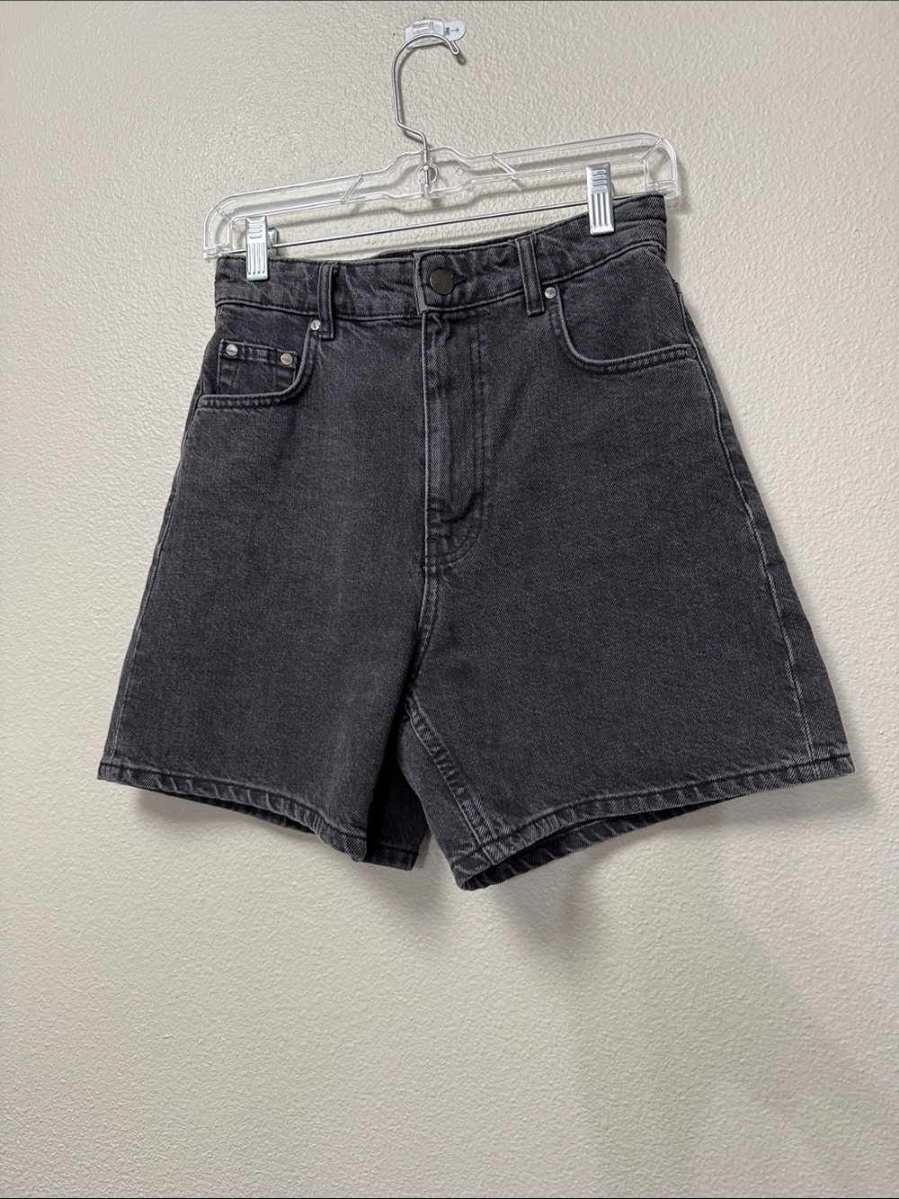 Zara High Rise Denim Shorts